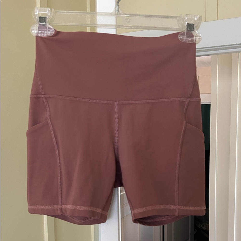 lululemon athletica High-Rise Athletic Shorts in Dusty Rose
